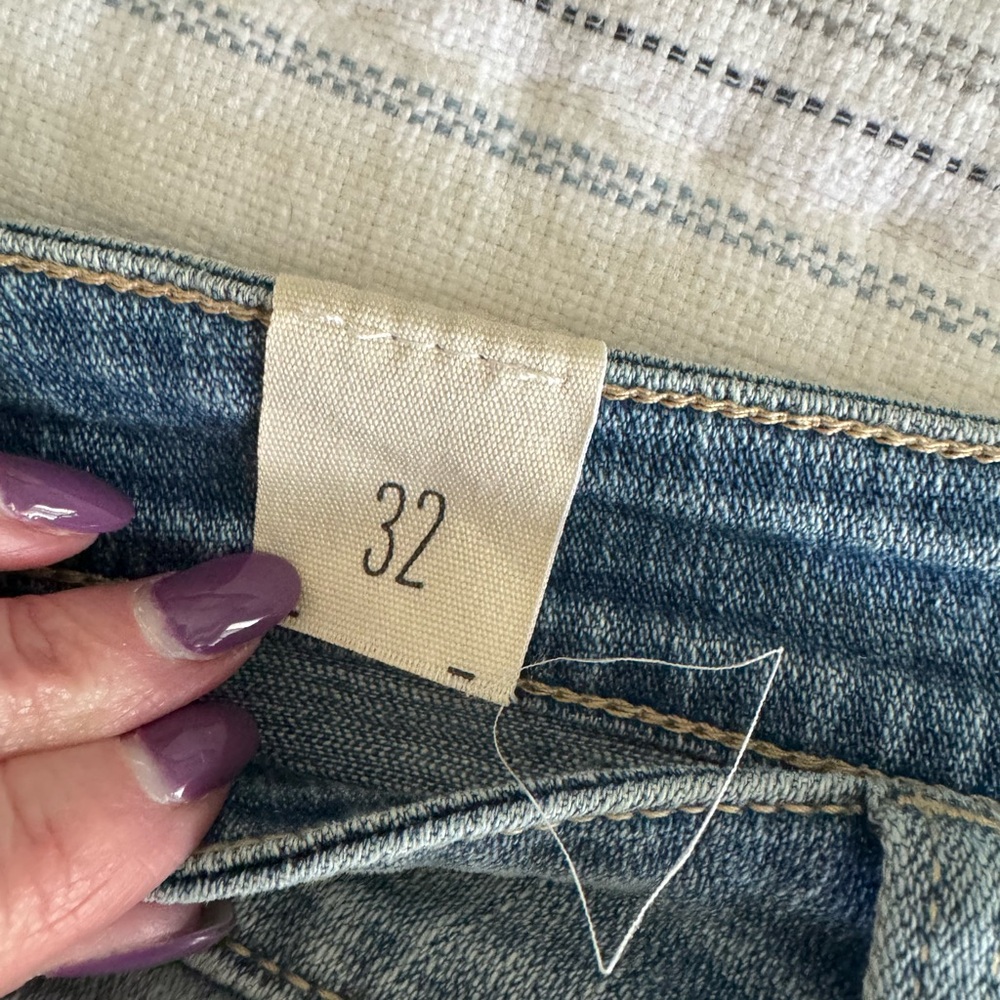 Cosmic Blue Love Indigo Denim Jeans - Picture 3 of 4